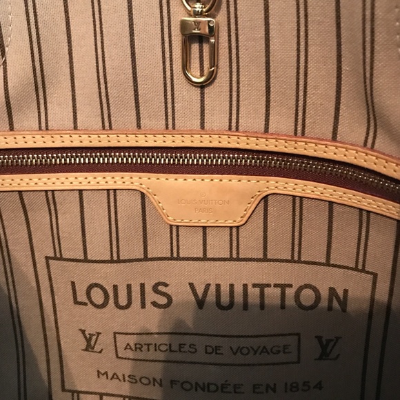 Authentic Louis Vuitton Monogram Neverfull MM - Picture 4 of 12